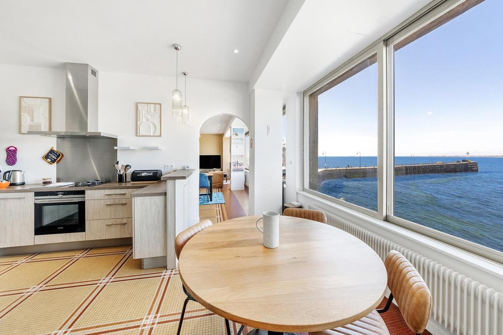 L'Amiral- Vue Mer - Appartement 3 Chambres/Parking Канкал Екстериор снимка