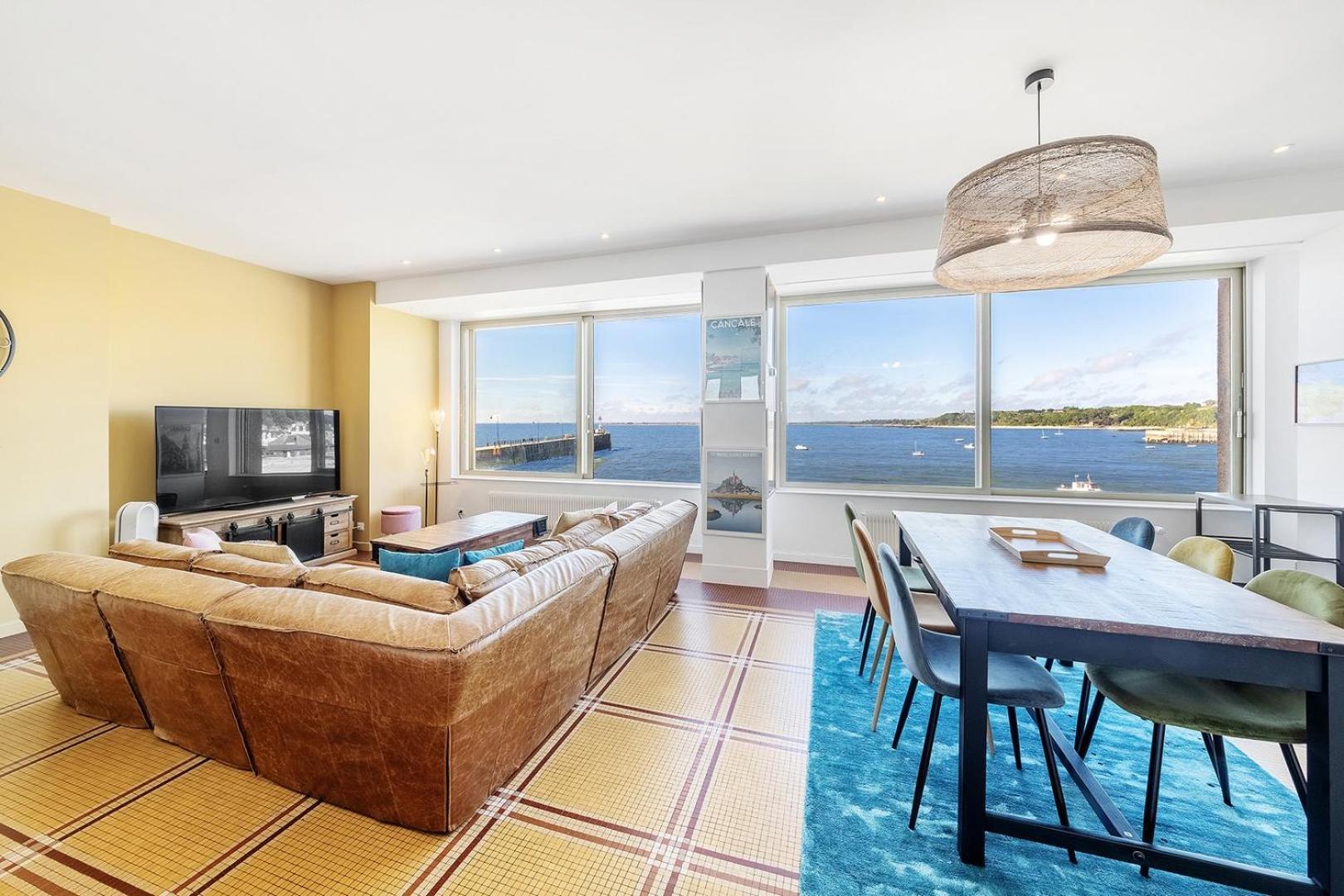 L'Amiral- Vue Mer - Appartement 3 Chambres/Parking Канкал Екстериор снимка